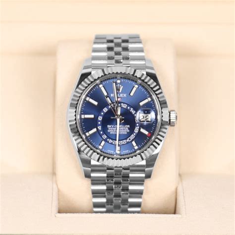 rolex skydweller blue jubilee|rolex sky dweller 326934.